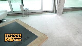 itsPOV - Anal teen Nana G drinks up your sticky jizz flow