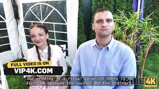 BRIDE4K. This guy told Yeah When This babe saw Her Large Booty and Titties
