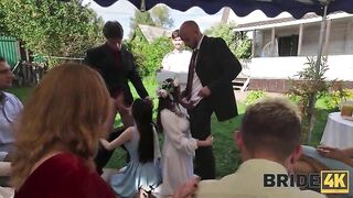 BRIDE4K. This guy told Yeah When This babe saw Her Large Booty and Titties