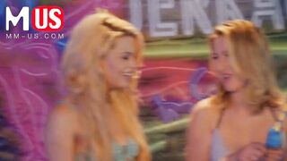 Paige Owens and Destiny Cruz are dared to eat every others snatches for a sex game show