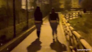 A walk with our booty cracks out