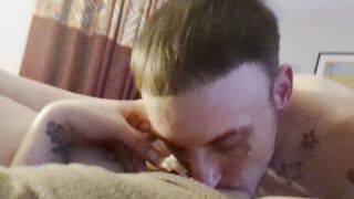 This chab quickly wanted to eat my vagina in advance of roommate came home