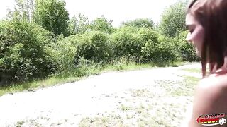 GERMAN SCOUT - Small Latin babe Teen Raya Velvet 1st Time Pick Up Casting Screw