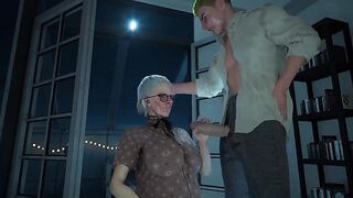 old woman drilled hard by a youthful dude