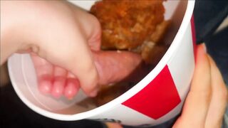 Finger Lickin' Wonderful: The Supplementary Crispy Deal. I'll jerk him off into a KFC BUCKET, if that guy screws me hard