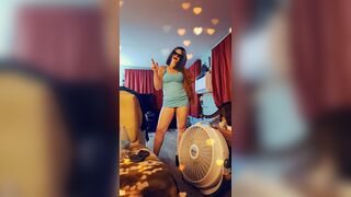 A matter of joke Cutie Smokin' Cigarettes and Teasing In Her Minidress