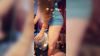 A matter of joke Cutie Smokin' Cigarettes and Teasing In Her Minidress