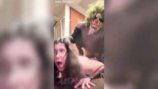 Nerdy White Mommy Gets Her Vagina EMERGED IN LARGE EBONY RAMROD
