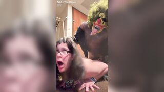 Nerdy White Mommy Gets Her Vagina EMERGED IN LARGE EBONY RAMROD