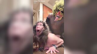 Nerdy White Mommy Gets Her Vagina EMERGED IN LARGE EBONY RAMROD