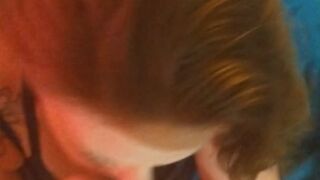 Pov hooker pulls down panties and begins licking and sucking dong enjoying the smack of jock in throat