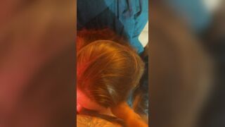 Pov hooker pulls down panties and begins licking and sucking dong enjoying the smack of jock in throat