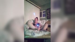 Woman Caught Filming Herself Playing Movie Games In Her Ebony Brassiere and Pants By Her Roommate