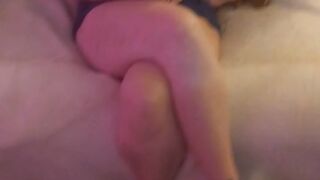 Pov cutie in micro mini petticoat turns around and bows over and puts booty in air for me (no pants)