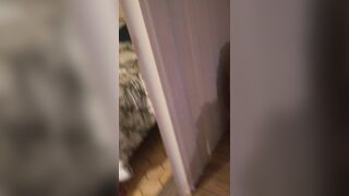 Filming up white cutie gal's micro mini suit during the time that this babe's playing fortnite and that babe's loving it