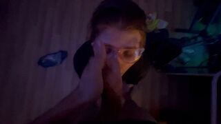cummed on a cute angel's nose