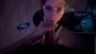 cummed on a cute angel's nose
