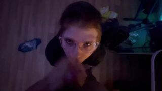 cummed on a cute angel's nose