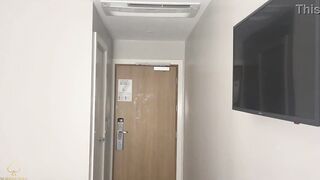 ClareBelle Eyeing BBC at Reception... Room Service Delivered