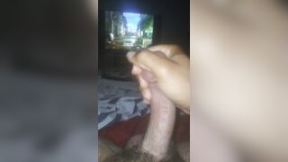 Dad Jerking Off and Teasing Ramrod