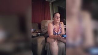 I Film Myself Smokin' Cigarettes and Playing Episode Games Whilst Teasing Giving Upskirt Panty Tease