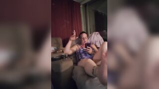 I Film Myself Smokin' Cigarettes and Playing Episode Games Whilst Teasing Giving Upskirt Panty Tease