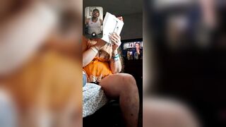 Amateur Breasty mother I'd like to fuck Does Her Make Up and Watches Hawt Latino Thug Masturbate To Her On Live Clip Chat
