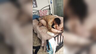 Banging my boyfriend with a thong on like this guy's a doxy (Full Clip)