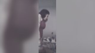 Hawt Step Mommy Teasing In Her Pants and then Masturbates Sticking Her Fingers In Her Constricted Cunt