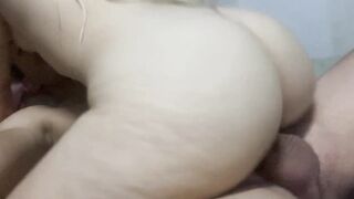 FIT CUTIE DELIVERS EXPLOSIVE CUM WHILST WEARING HER BUTT