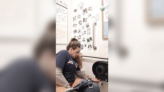Mamma Pissing In Public Baths At The Store