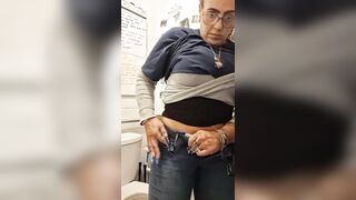 Mamma Pissing In Public Baths At The Store