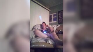 mother I'd like to fuck Filming Herself Playing Movie scene Games In Her Ebony Brassiere and Pants