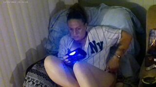 That babe Turns Me On Whilst Her Pants Are Getting Juicy Whilst Playing Movie Games