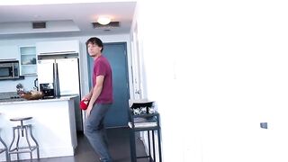 Thick Golden-haired Stepmom Seduces Her Stepson