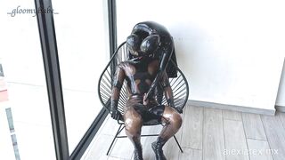 Sexy Session on the String Chair T1, Gloomy Gives Me Enjoyment - Alex Latex