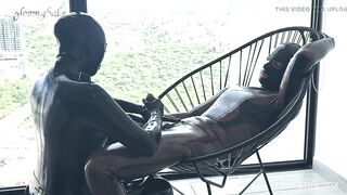 Sexy Session on the String Chair T1, Gloomy Gives Me Enjoyment - Alex Latex