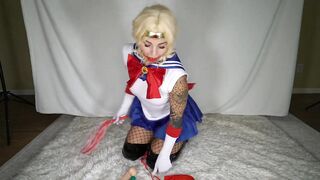 Tied Sailor Moon Dong Teasing Dream