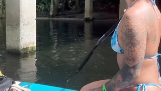 Sneaky in the Springs with Kiki Perspired Car Sex