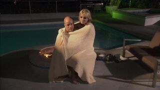 Wicked blond chick gets banged by the pool