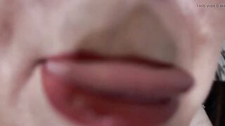 Petite Stud Devoured by His Giantess Girlfriend Throat Close-up