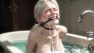 90 Year Old Granny Bathtub Servitude - Slutty & Begging to Be Filled