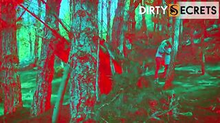 PART 1: EMMA AND TIMY SCREW IN THE FOREST WHILST I HAVE A FUN WATCHING 'EM