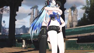 Wuthering Waves - Yangyang and Rover Private Sex Scene - CG Manga Animation