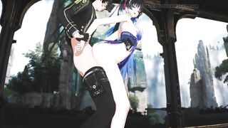 Wuthering Waves - Yangyang and Rover Private Sex Scene - CG Manga Animation