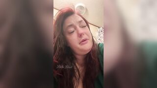 Constipation WC Struggle Close up of My Face with Desperation and Weeping by Bella Blast