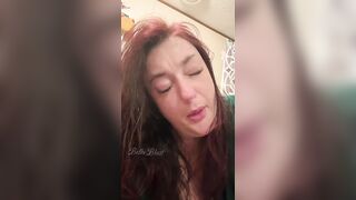 Constipation WC Struggle Close up of My Face with Desperation and Weeping by Bella Blast