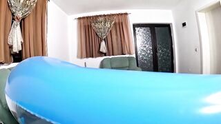millfycalla's deepthroat dream involving a beach ball setup