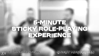 Sticky Muscle Dudes Day 90 Preview, AI-Generated Muscle Lads, Large Schlongs, Large Cum Loads