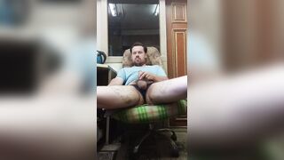 Russian homo dude masturbates his dong!